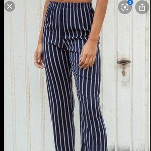 NWT Brandy Melville Striped Frankie Pants